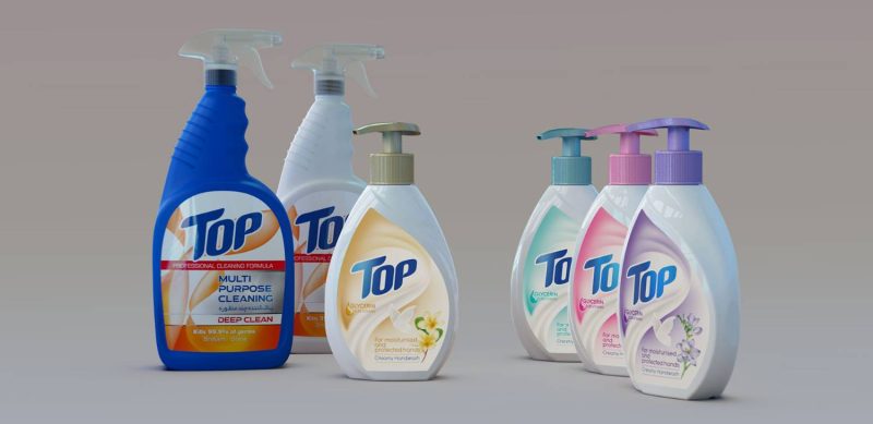 طراحی مدل سه بعدی شرکت تولیدی پاک نام (تاپ)