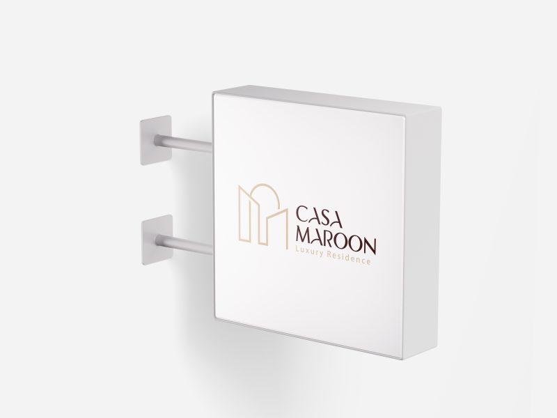 طراحی برند شرکت معماری Casamaroon