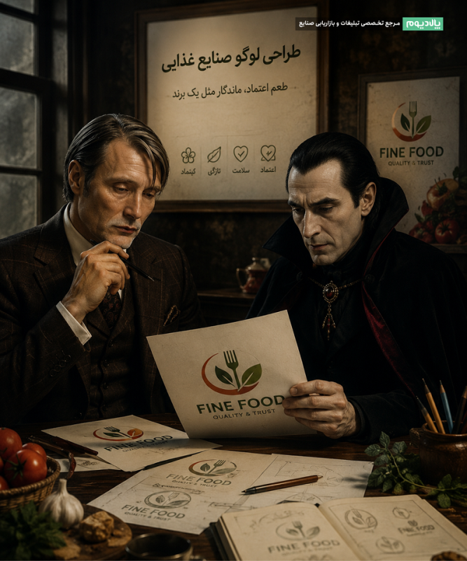 طراحی لوگو صنایع غذایی