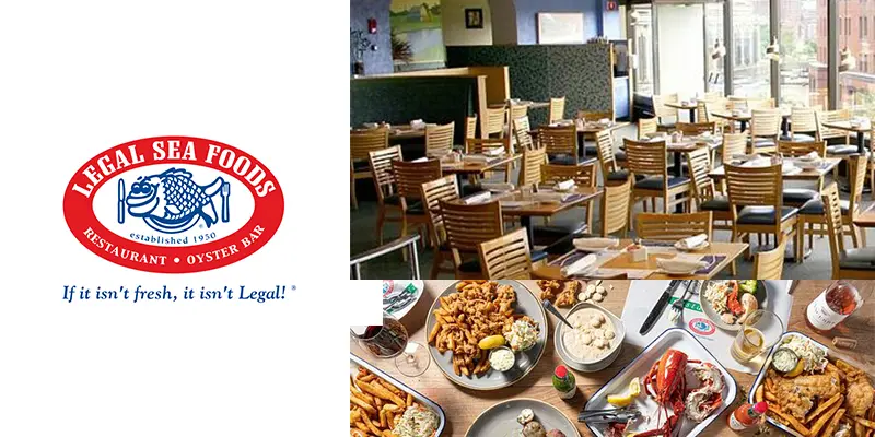 ایده لوگوی رستوران خانوادگی - نمونه لوگوی رستوران خارجی خانوادگی legal seafood
