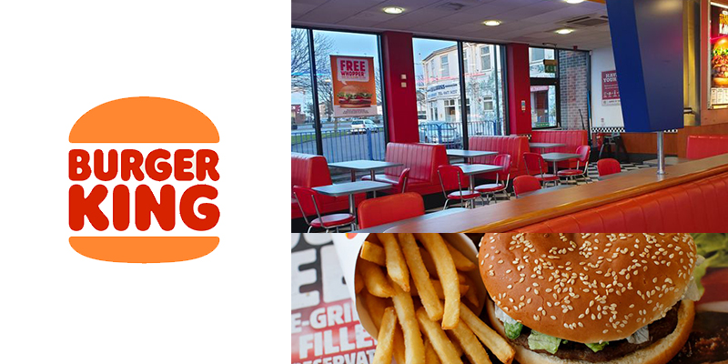 ایده طراحی لوگوی رستوران فست فود - نمونه لوگوی رستوران معروف فست فود Burger King