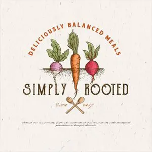 ایده پردازی لوگو از طریق مودبرد - لوگوی simply rooted - راهنمای جامع انتخاب و طراحی لوگو برای برند