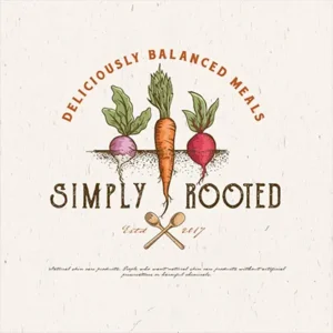 ایده پردازی لوگو از طریق مودبرد - لوگوی simply rooted - راهنمای جامع انتخاب و طراحی لوگو برای برند