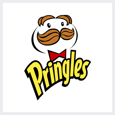 نمونه لوگوی مسکوت Mascot از انواع لوگو- لوگوی برند پرینگلز Pringles