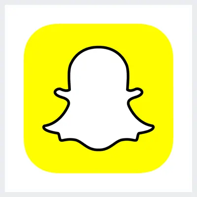 نمونه لوگوی سمبولیک یا نمادین از انواع لوگو- لوگوی برند اسنپ چت snapchat