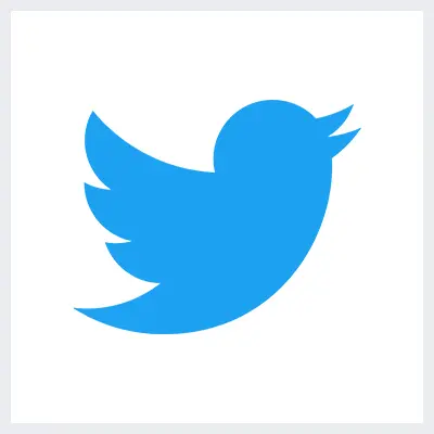 نمونه لوگوی سمبولیک یا نمادین از انواع لوگو- لوگوی برند توییتر Twitter